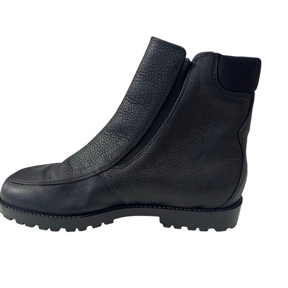 AJ Valenci Women's Black Short Boots Ankle Leather Size 8 M NEW - Picture 4 of 11